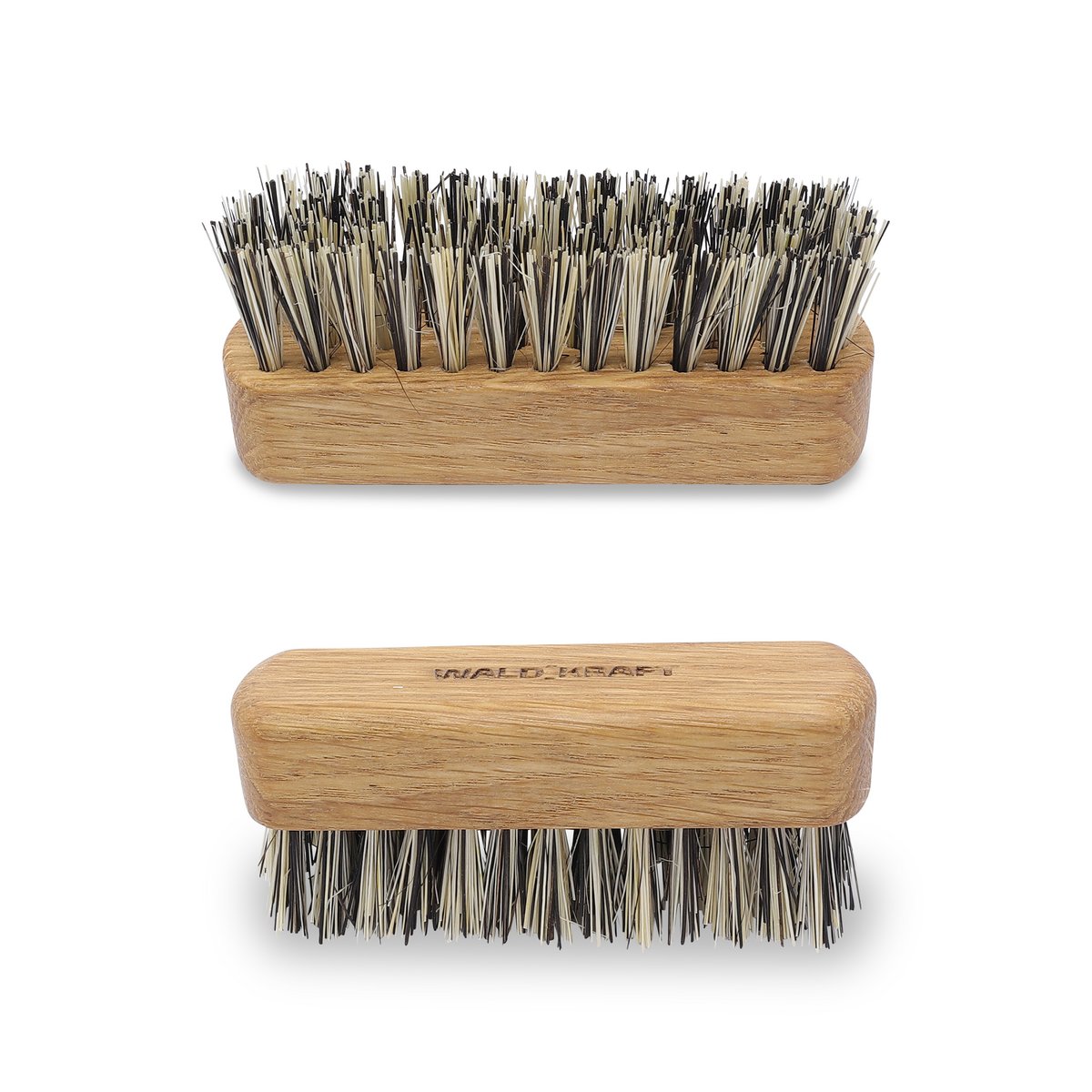 Cepillo para barba madera de roble pasamanería vegana