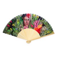 Hand Fan  inspired by  Frida Kahlo