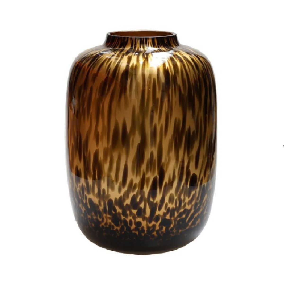 Vaas Artic S old gold cheetah Ø21 x H29 cm