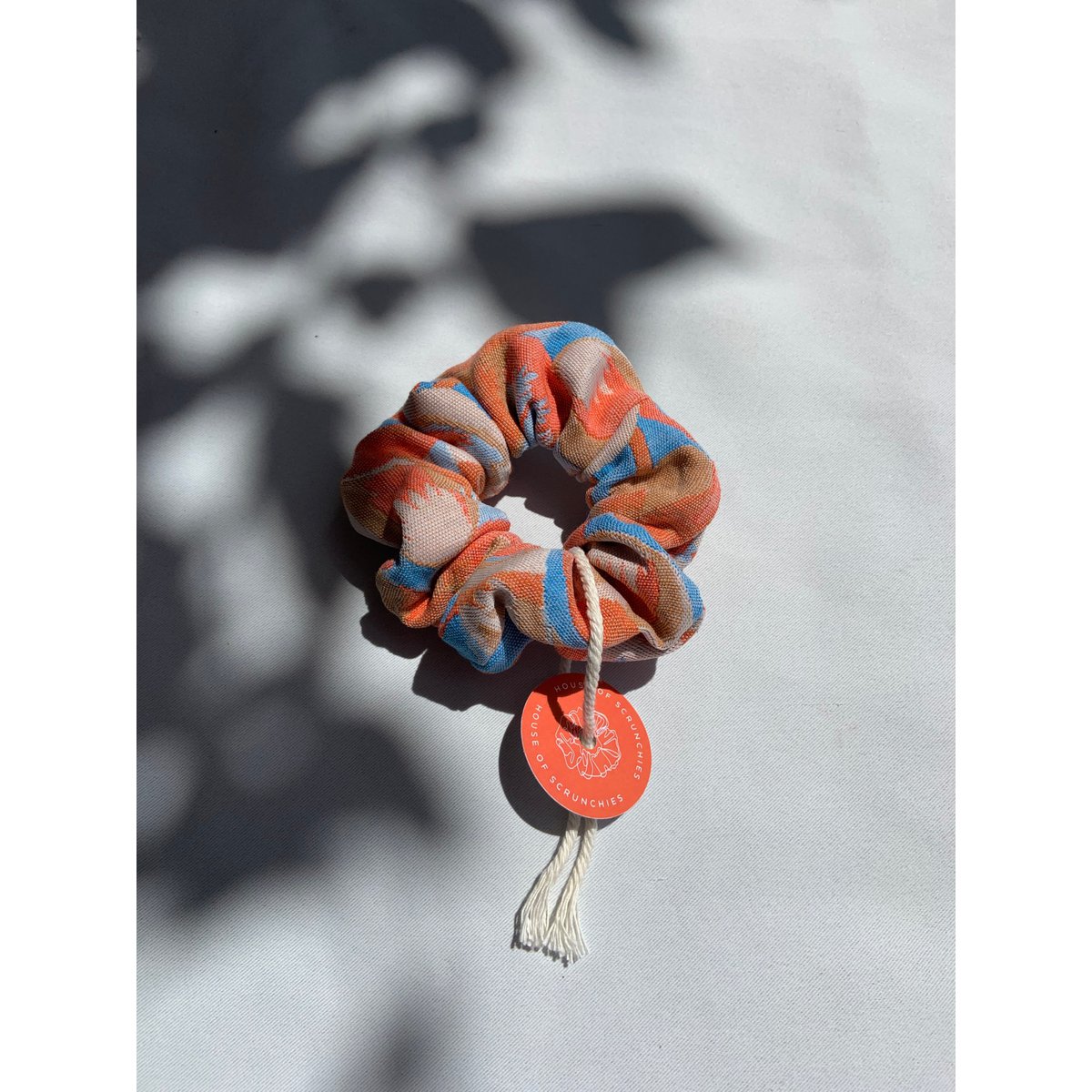 Scrunchie - Summer Flower Jacquard - Recycled