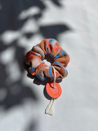 Scrunchie - Summer Flower Jacquard - Recycled