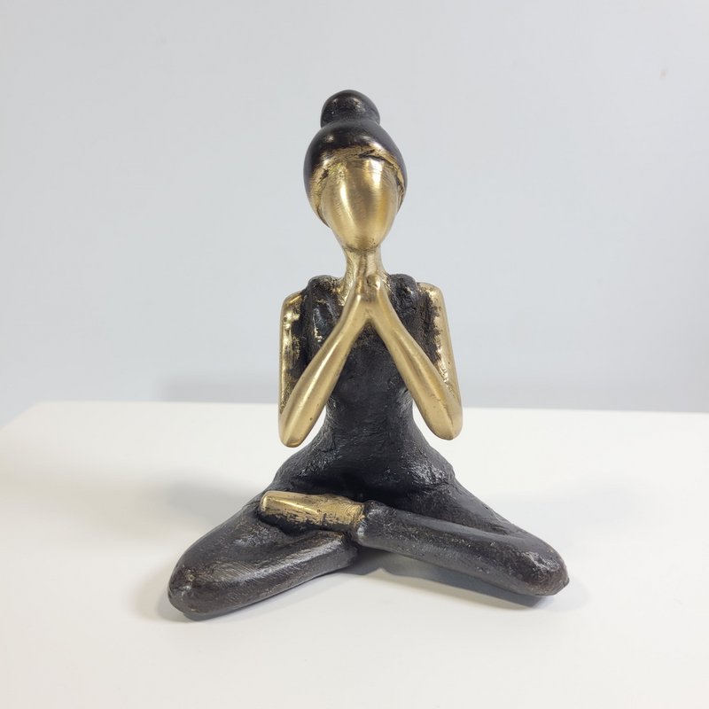 Bronze-Skulptur Yoga "Danielle" | by Hamidou | verschiedene Farben und Größen
