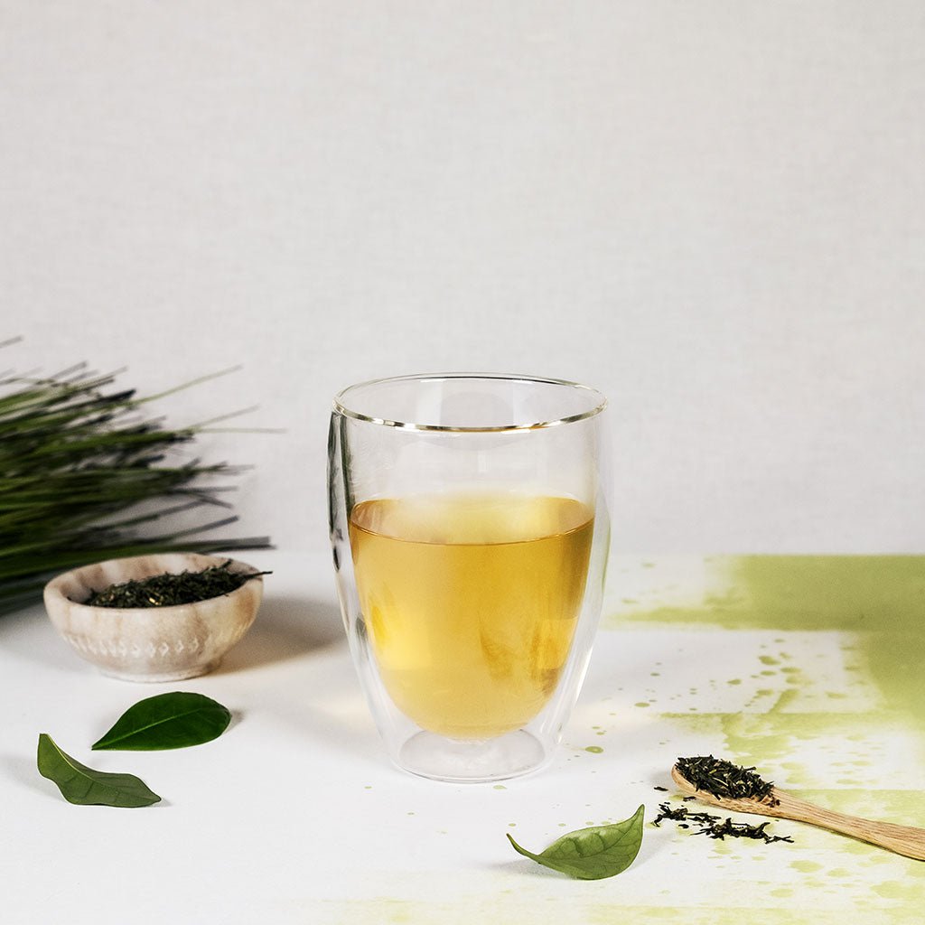 Double-walled tea glass