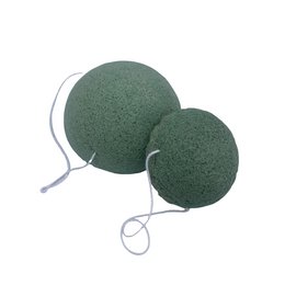 Konjac sponge loose green tea
