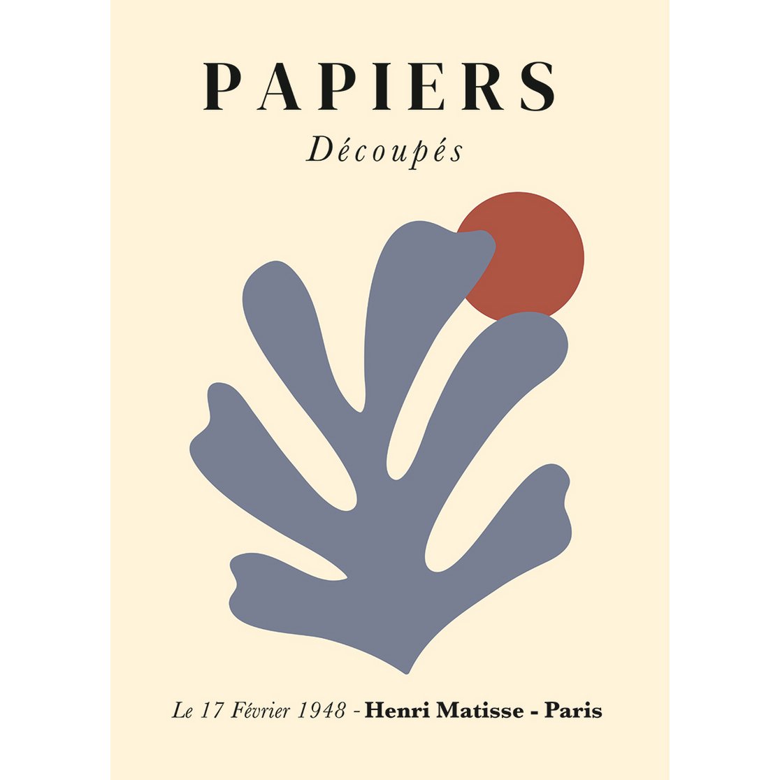 Plakat Henri Matisse - Nie. 19 Czerwony Księżyc