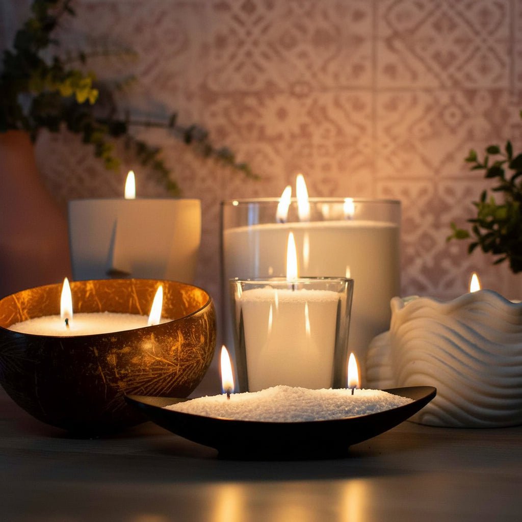 1,5 KG ~ 900h gránulos de vela cera perlada DIY Candledust Kerzensand natural