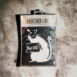 Banksy's Graffiti Stencil - You Lie