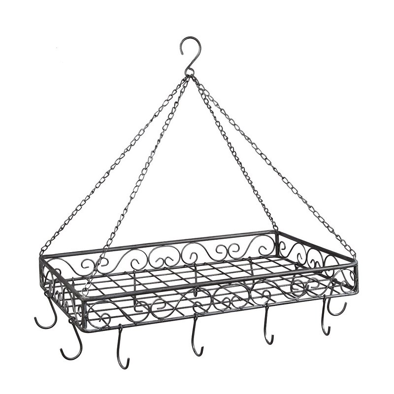 Iron pot hanger - gray 60cm