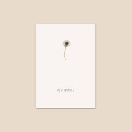 Lykønskningskort - Blow Best Wishes