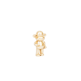 Ornament - Hæng Monkey Figurin 'The Legend' - Polyresin - Gold - 11x7x19cm