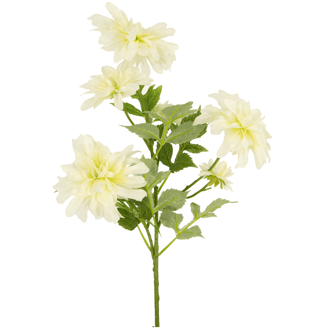 Artificial flower Dahlia 60 cm white