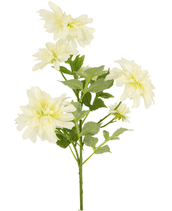 Artificial flower Dahlia 60 cm white