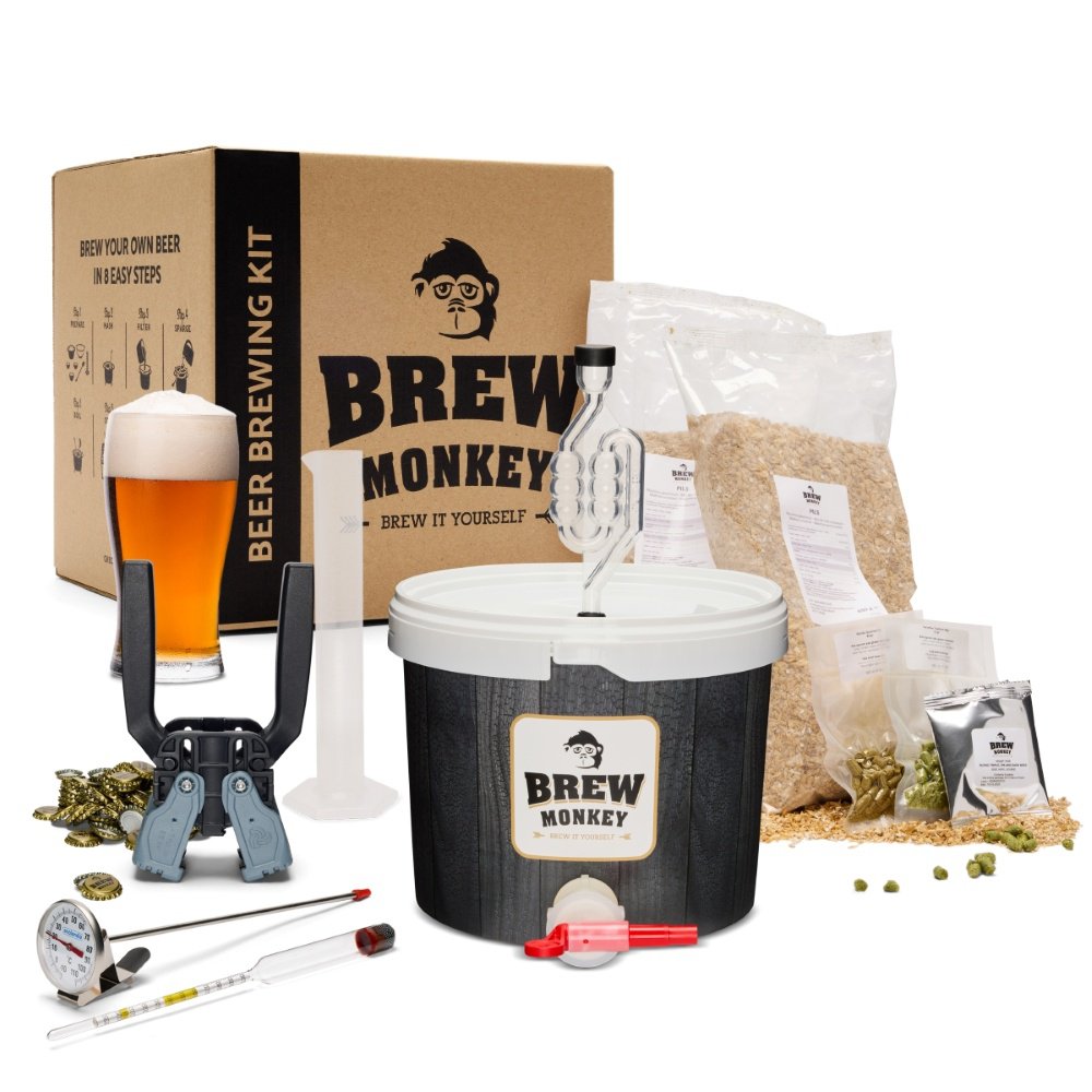 Kit de elaboración de cerveza Brew Monkey - IPA completo