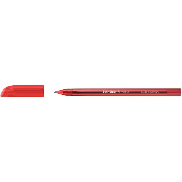 Ballpoint pen Schneider Vizz M red