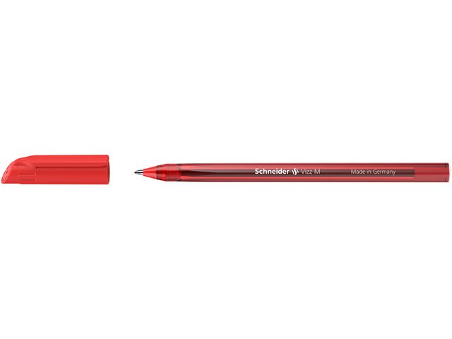 Ballpoint pen Schneider Vizz M red