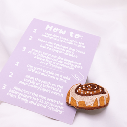Patch cinnamon roll patch Sweden shirt printed - Kanelbulle gift shirt decorate iron on patch Sweden gift