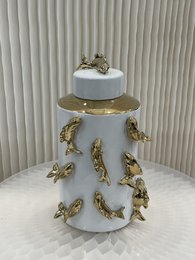 FISH WHITE JAR