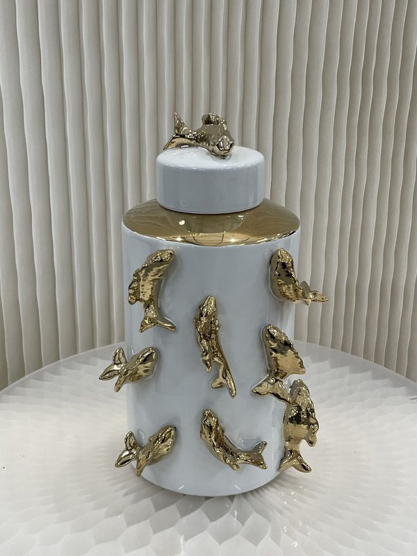 FISH WHITE JAR