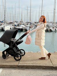 Sac de Grossesse MIREM By Nenina & Co Rose pâle + Cadeau Matelas à Langer