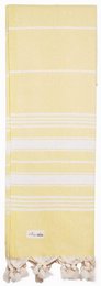 Toalla de playa 100% Algodón Amarillo 170x100