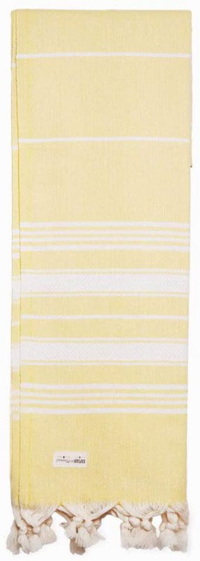 Fouta 100% Coton Jaune 170x100