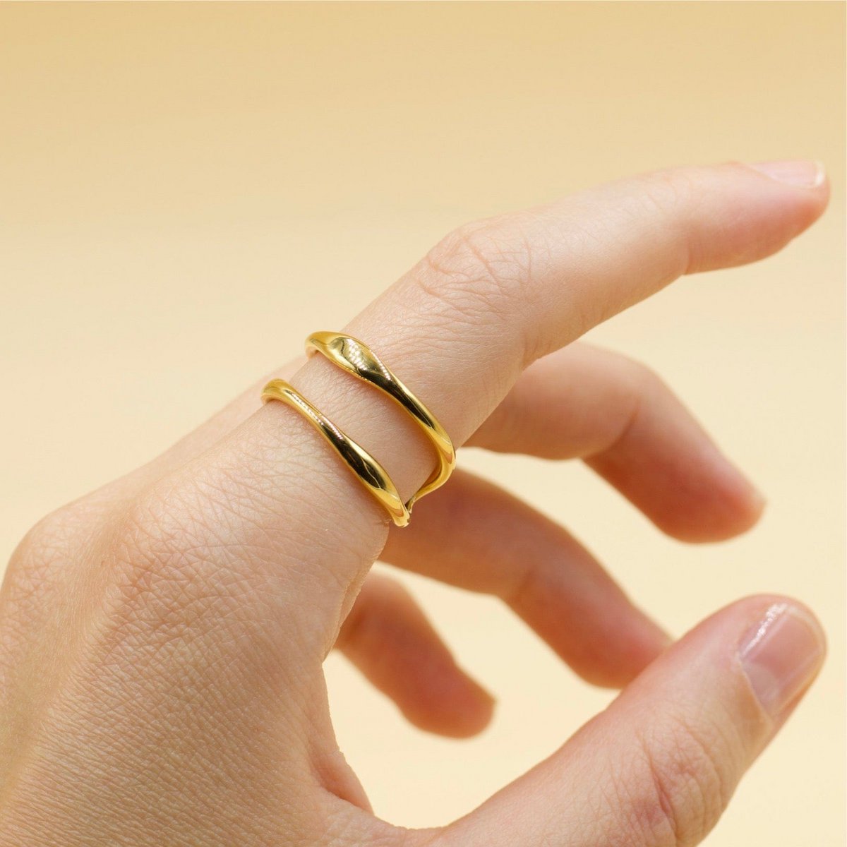 Ahoah - Anillos de doble capa