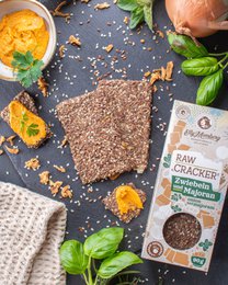 Keto Leinsamen Cracker Trio - Vegan, ohne Zuckerzusatz, Glutenfrei