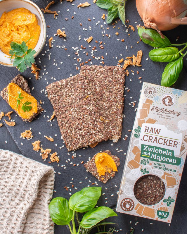 Keto Leinsamen Cracker Trio - Vegan, ohne Zuckerzusatz, Glutenfrei