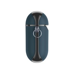 Etui Airpod Snap Gen 1/2 skórzane niebieskie