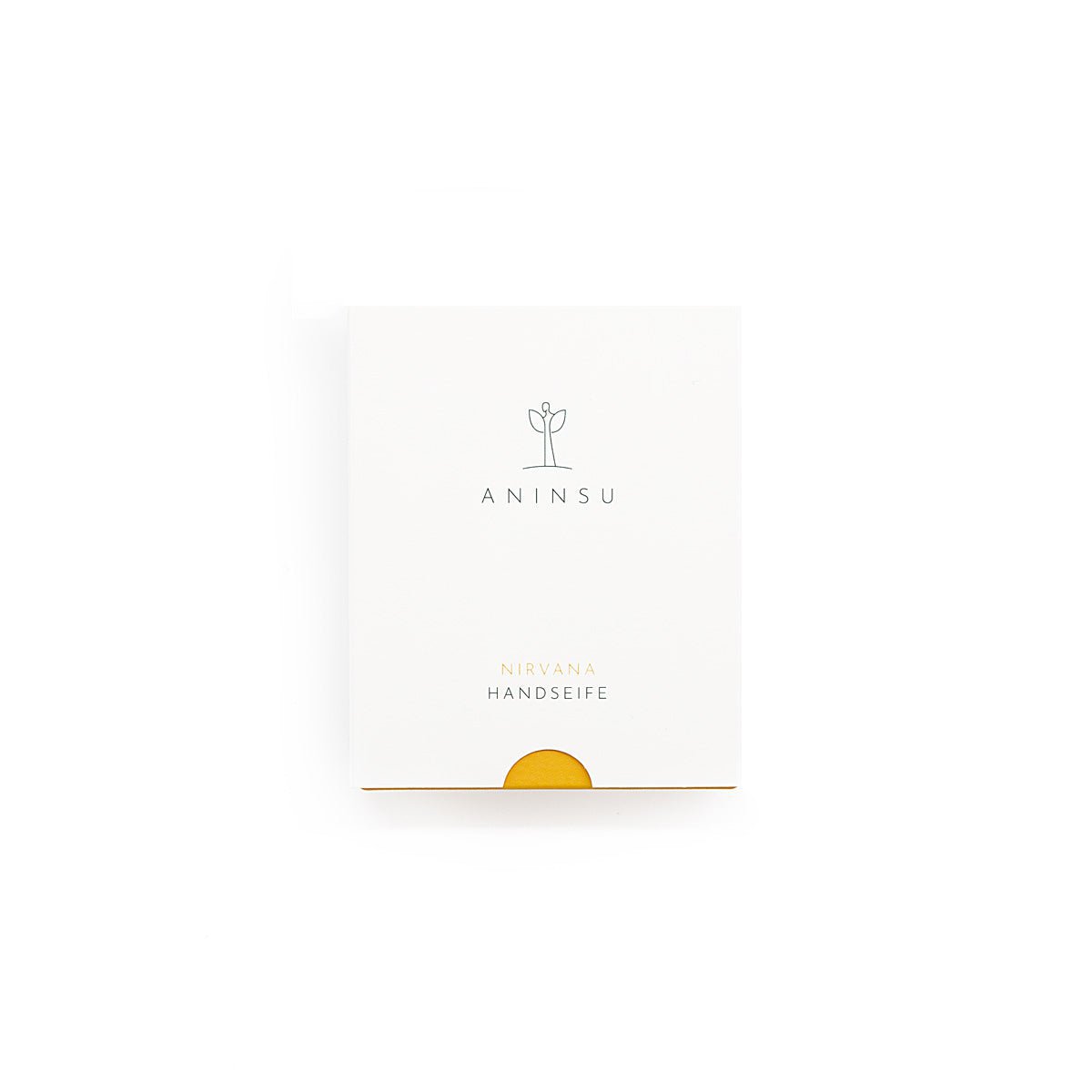 Savon pour les mains Nirvana par Aninsu | cosmétiques naturels certifiés | végétalien sans plastique fait à la main | aux huiles biologiques | Entretien de nettoyage | parfum unique | au curcuma et à l'argousier | 80g