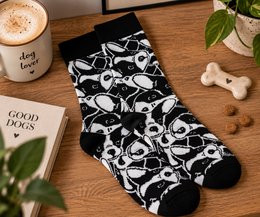 Tintl socks | Black & white - Frenchie