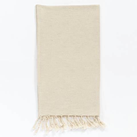 Knidos Linen Hammam Hand Towel, Natural