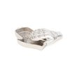 SILVER METALLIC HAND JEWELRY BOX HF