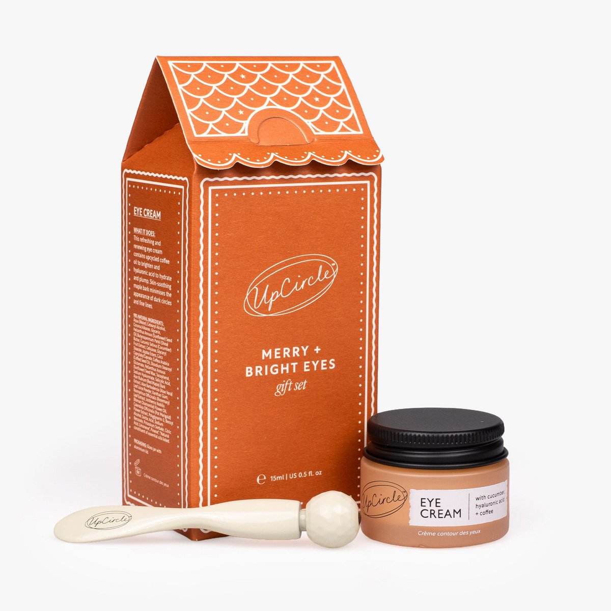 Set regalo ecologico di pan di zenzero vegano Merry + Bright Eyes