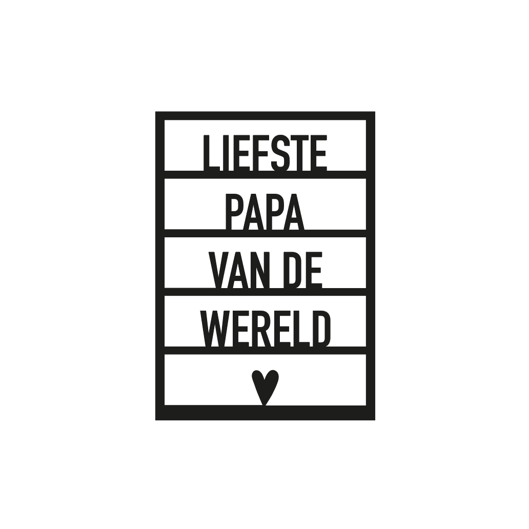 Karte Vatertag "liebster Daddy der Welt"