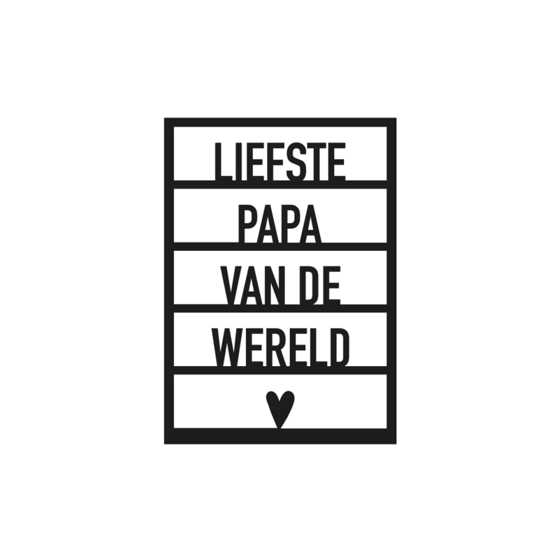 Karte Vatertag "liebster Daddy der Welt"