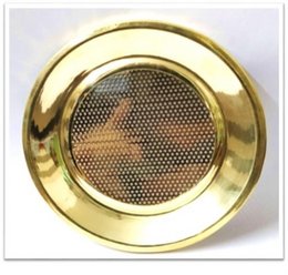 COUVERCLE EN LAITON AVEC FILET FINITION LAITON 11,5 cm