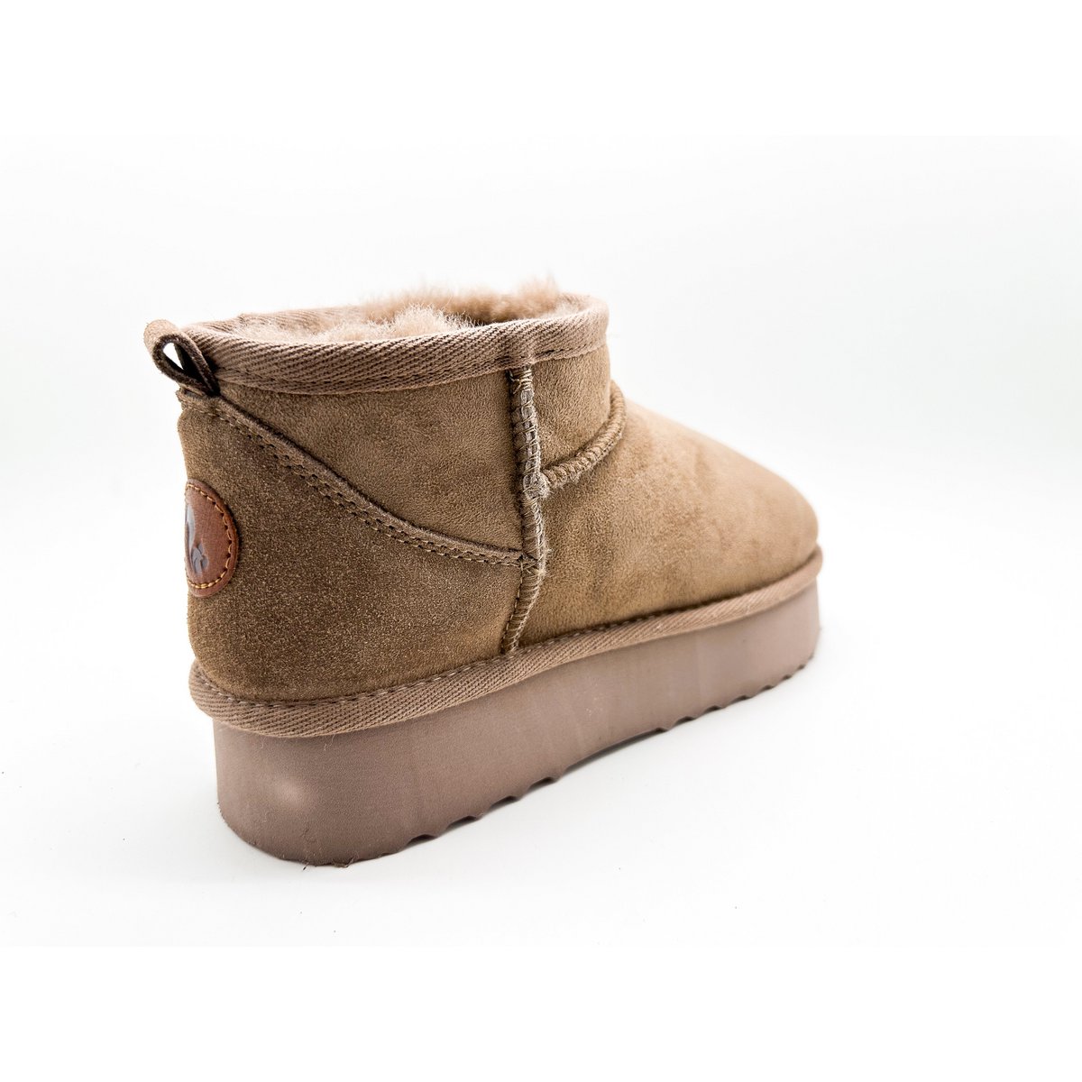 thies 1856 ® Platform Shorty Boots elephant grey