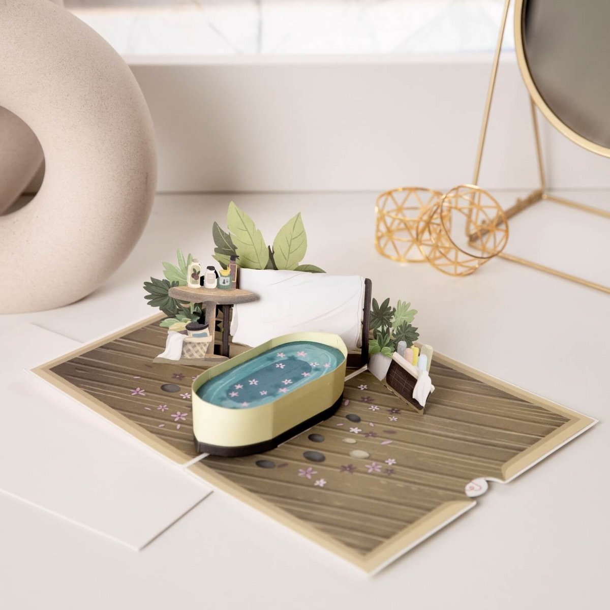 Wellness pop-up kaart