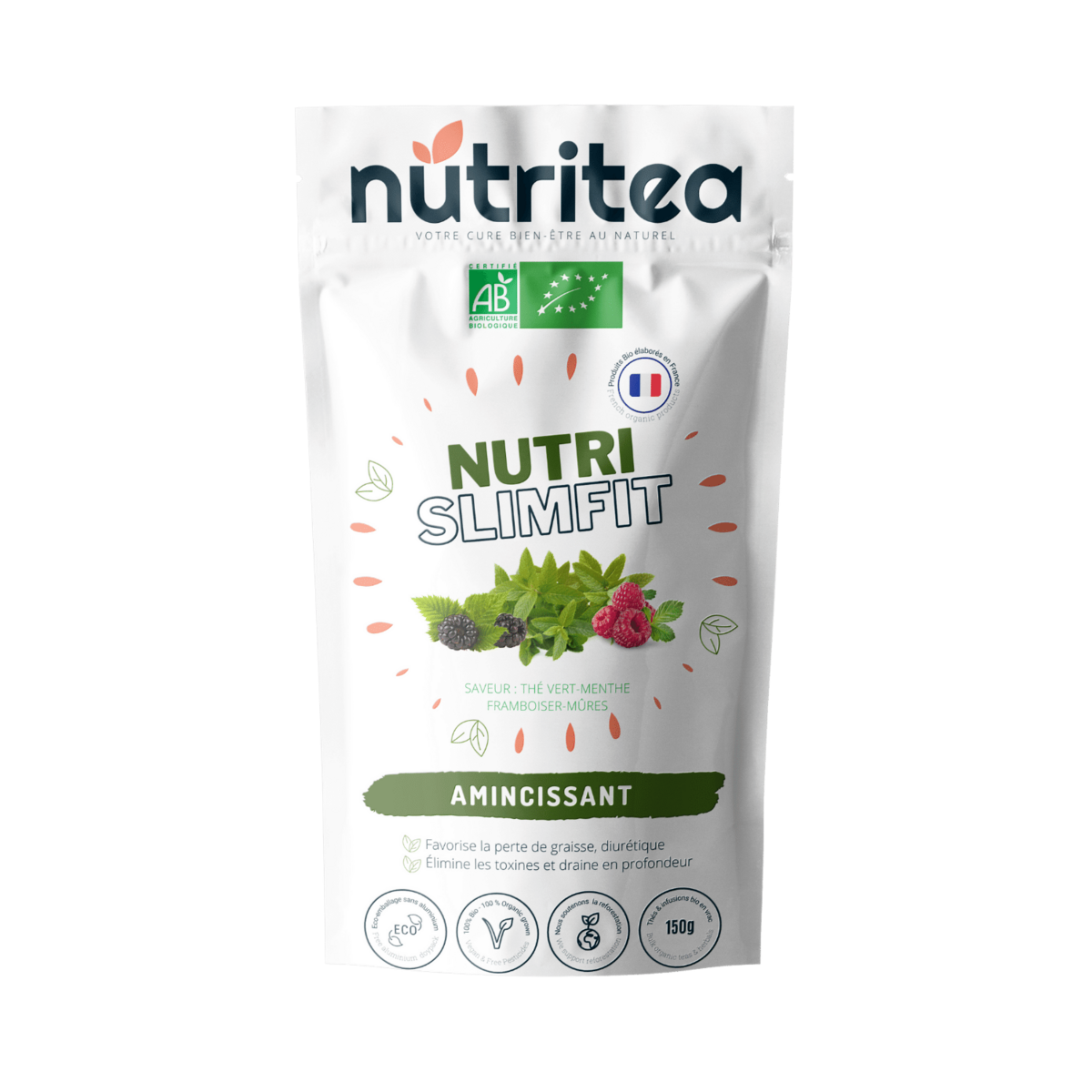 NutriSlimFit-Bio wyszczuplający herbaciany czujnik tłuszczu i cellulitu