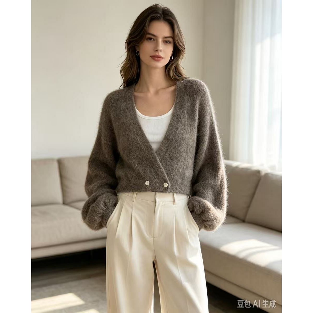 Mohair hartwikkel REF. 7718