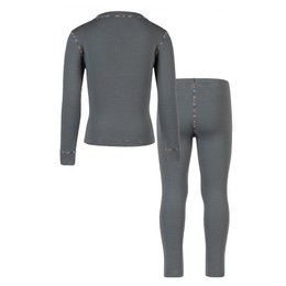 Merino 250-set met lange mouwen voor kinderen Perfect Grey