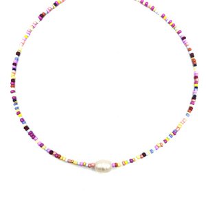 Multicolor pearl necklace 2