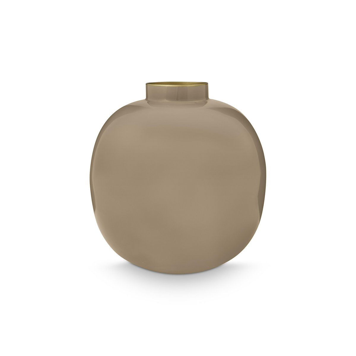Vase Metal Khaki 23cm