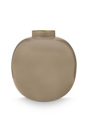 Vase Metal Khaki 23cm