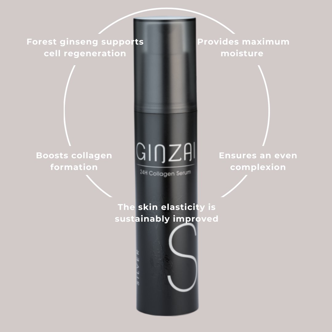 24H collagen facial serum with ginseng