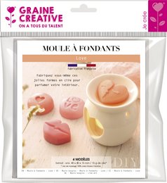 CERA A CUORE FONDENTE PEEBLES - STAMPO FONDANTI