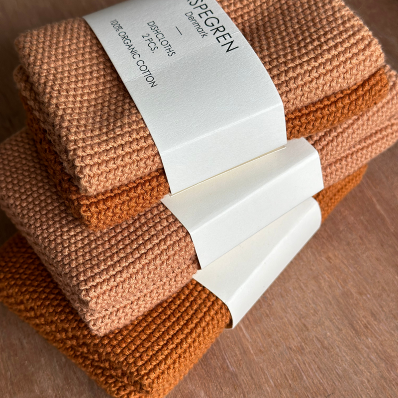 Knitted Kitchen Towel – Solid – Cafe Creme