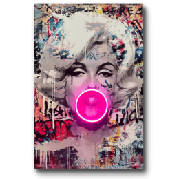 Marilyn Bubble V.1 | Led Wall Art
