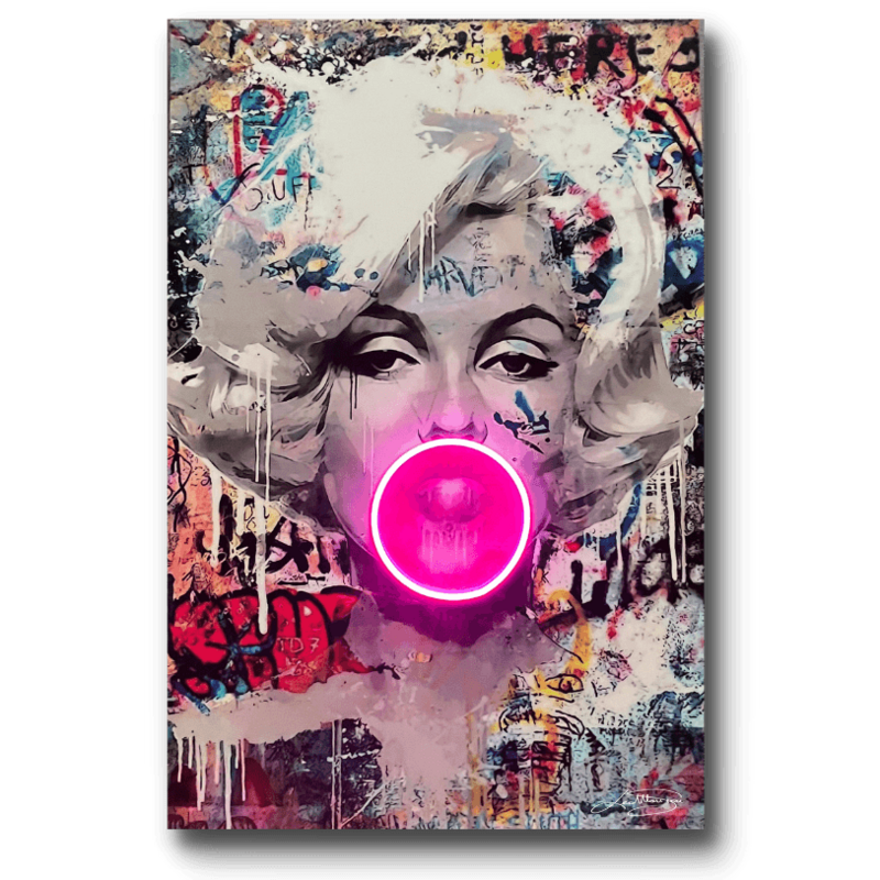 Marilyn Bubble V.1 | Led Wall Art